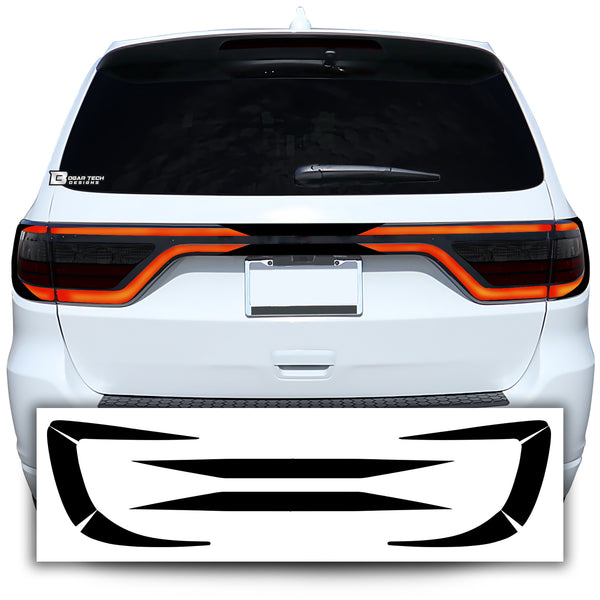 Tail Light Race Track Bat Vinyl Overlay Decal Sticker Cover Fits Dodge Durango 2014 2022 Gloss