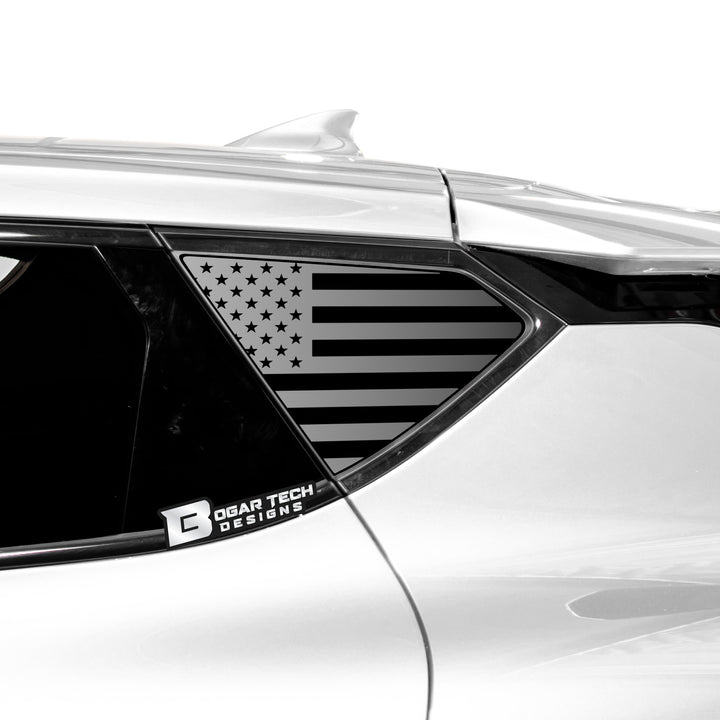 Quarter Window American Flag Vinyl Decal Stickers Fits Kia EV6 2022 - 2025 - Bogar Tech Designs