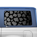 Animal Leopard Cow Paw Heart Window Vinyl Decal Stickers Fits Ford Bronco 4 Door 2021 2022 2023