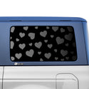 Animal Leopard Cow Paw Heart Window Vinyl Decal Stickers Fits Ford Bronco 4 Door 2021 2022 2023