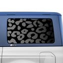 Animal Leopard Cow Paw Heart Window Vinyl Decal Stickers Fits Ford Bronco 4 Door 2021 2022 2023