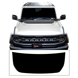 Hood Cover Blackout Vinyl Decal Sticker Overlay Film Fits Ford Bronco 2021 2022 2023