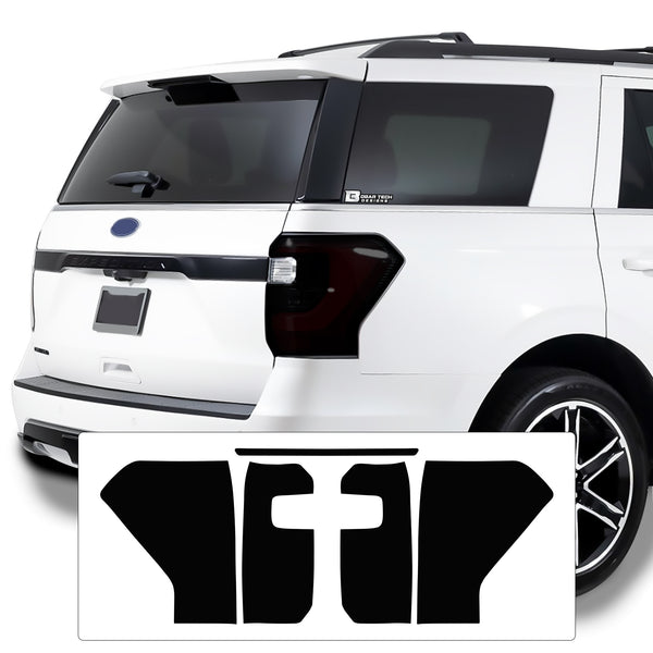 Full Headlight Taillight Precut Smoked Vinyl Tint Kit Film Overlay Fits Ford Expedition 2018-2021