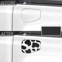 Precut Animal Cow Print Rear Side Quarter Window & Fuel Door Decal Stickers Fits Jeep Gladiator 2020 2021 2022 - Tint, Paint Protection, Decals & Accessories for your Vehicle online - Bogar T