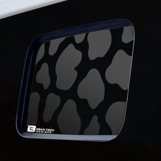 Precut Animal Cow Print Rear Side Quarter Window & Fuel Door Decal Stickers Fits Jeep Gladiator 2020 2021 2022 - Tint, Paint Protection, Decals & Accessories for your Vehicle online - Bogar T