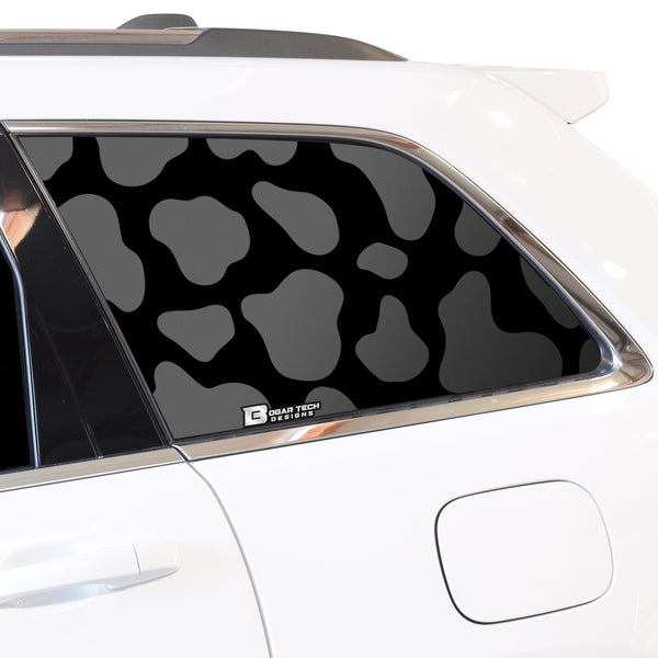 Precut Cow Print Window Fuel Door Vinyl Decal Fits Jeep Grand Cherokee 2011-2021