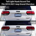 Rear Tail Light Hawk Eye Overlay Tint Cover Sticker Fits Jeep Grand Cherokee 2014-2021 - Tint, Paint Protection, Decals & Accessories for your Vehicle online - Bogar Tech Designs