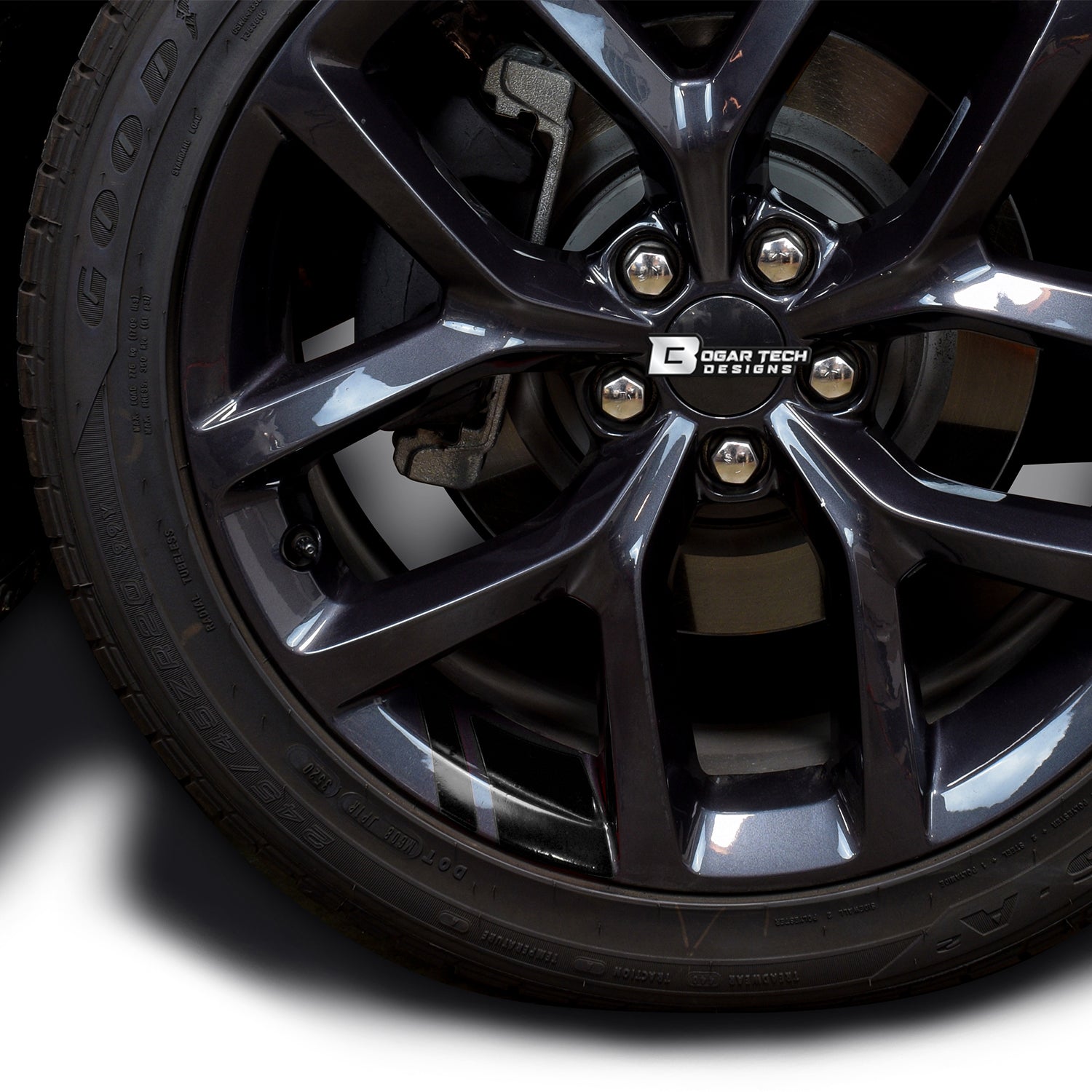 Wheel Rim Decal Stickers Stripes for 18