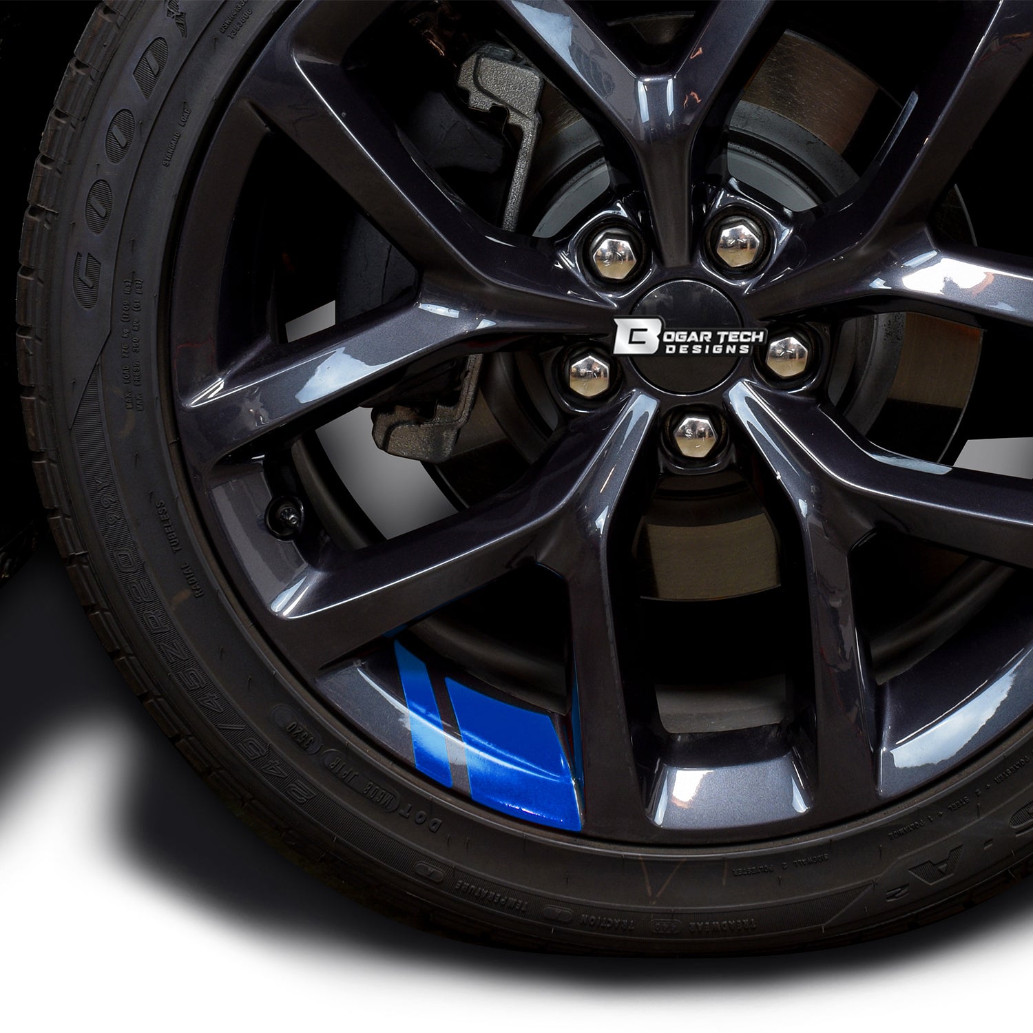 Wheel Rim Decal Stickers Stripes for 18