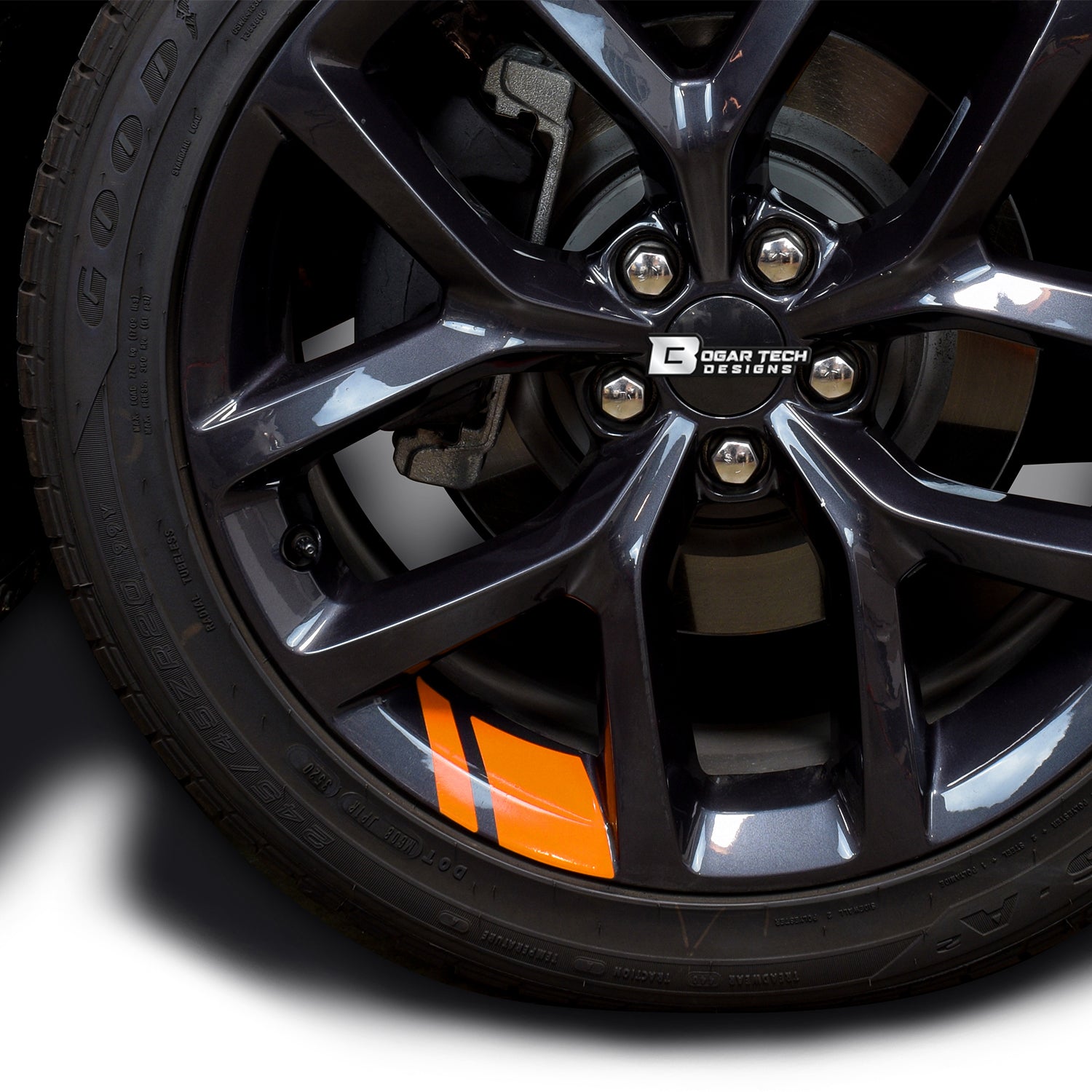 Wheel Rim Decal Stickers Stripes for 18