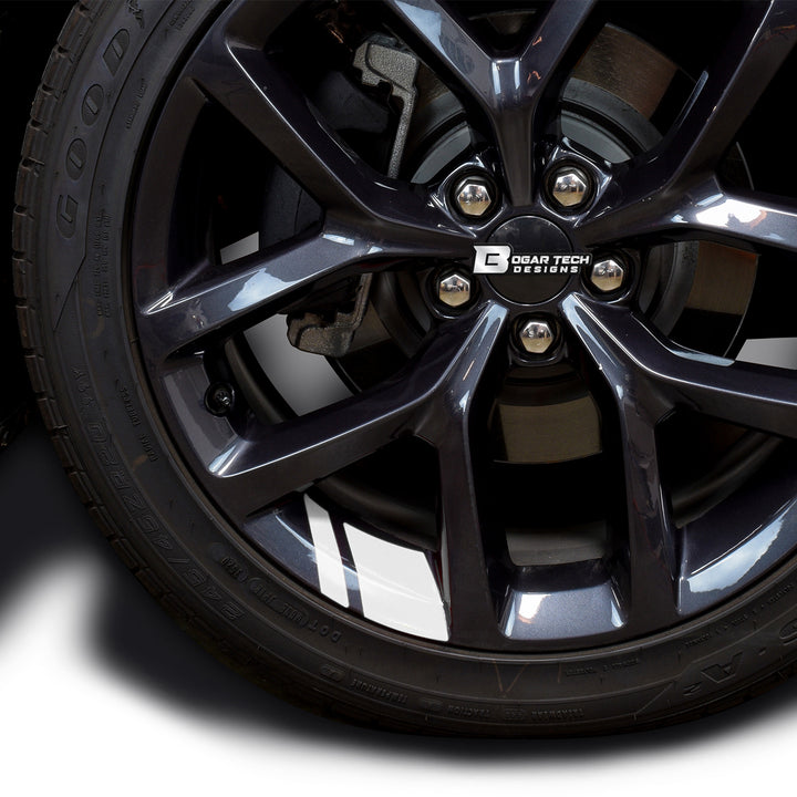 Wheel Rim Decal Stickers Stripes for 18" - 20" Wheels - Bogar Tech Designs
