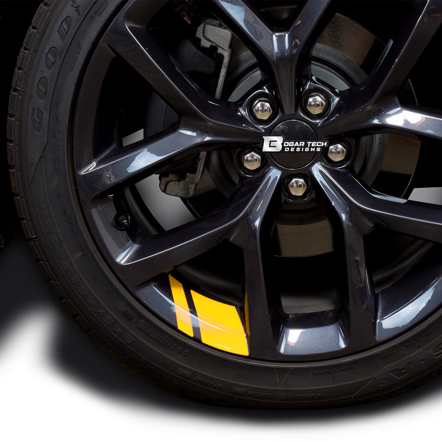 Wheel Rim Decal Stickers Stripes for 18