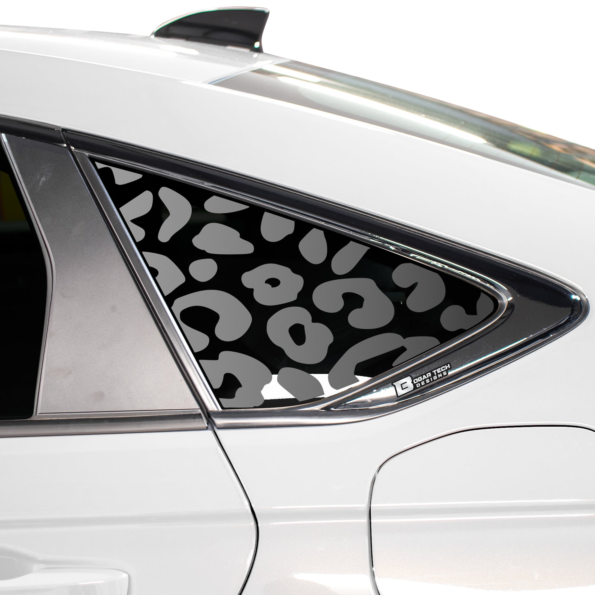 Animal Leopard Cheetah Cow Window Vinyl Decal Stickers Fits Honda Accord Sedan 2023 - Bogar Tech Designs