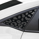 Precut Animal Cow & Leopard Vinyl Print Decals Rear Side Quarter Window Fits Honda Civic Sedan & Hatchback 2022 - Present - Tint, Paint Protection, Decals & Accessories for your Vehicle onlin