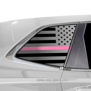 Buy thin-pink-line American Flag Window Vinyl Decal Stickers Fits Honda CR-V 2023 2024