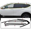 Vinyl Chrome Delete Wheel Sides Front Rear Trunk Trim Blackout Decal Stickers Overlay Film Fits Honda CR-V 2017-2022