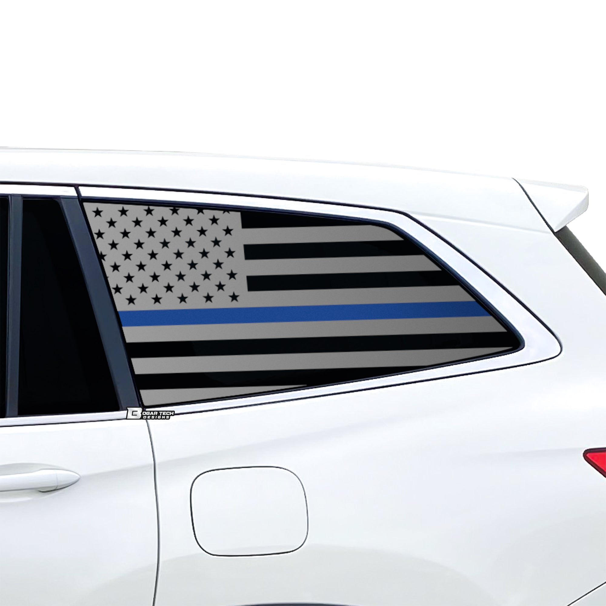 American Flag Window Vinyl Decal Stickers Fits Honda Pilot 2016 - 2022 - Bogar Tech Designs