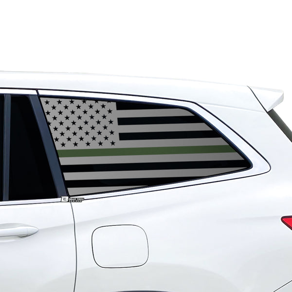 American Flag Window Vinyl Decal Stickers Fits Honda Pilot 2016 - 2022