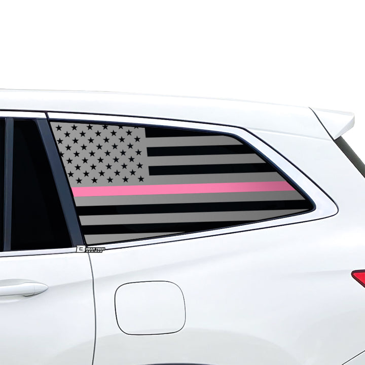 American Flag Window Vinyl Decal Stickers Fits Honda Pilot 2016 - 2022 - Bogar Tech Designs