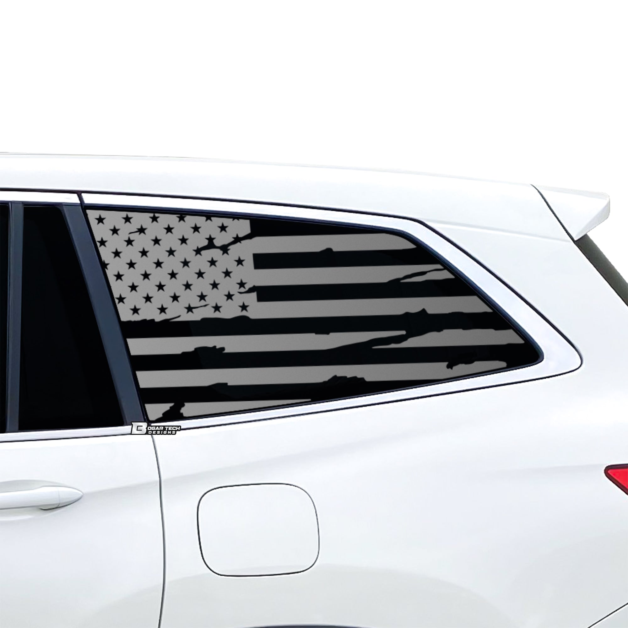 American Flag Window Vinyl Decal Stickers Fits Honda Pilot 2016 - 2022 - Bogar Tech Designs