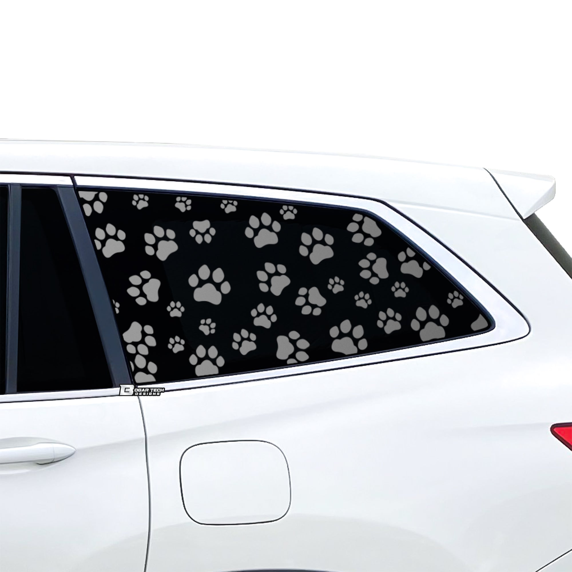 Animal Leopard Cow Paw Heart Window Vinyl Decal Stickers Fits Honda Pilot 2016 - 2022 - Bogar Tech Designs