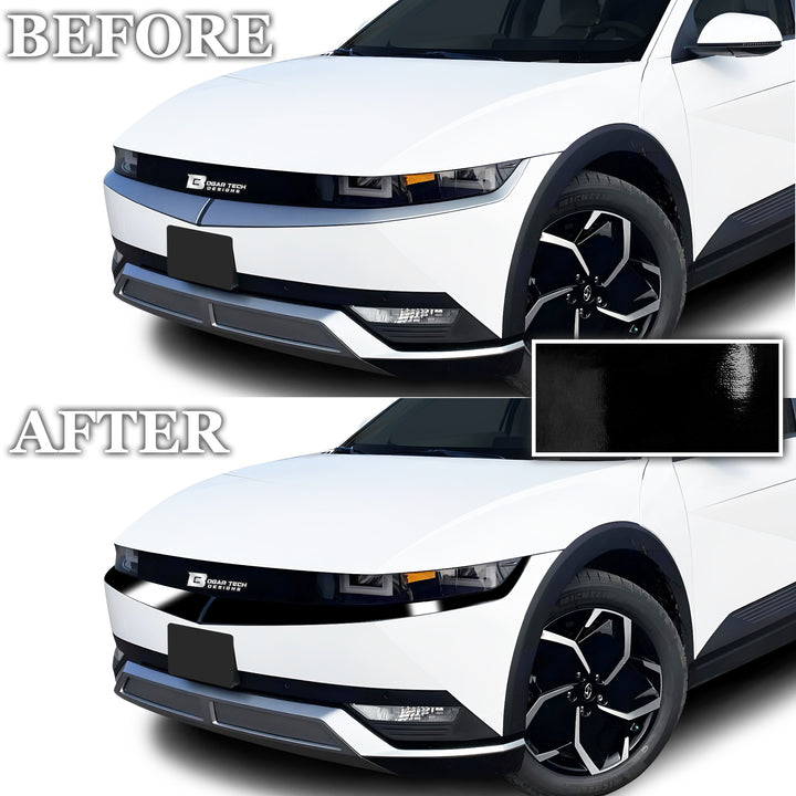 Vinyl Chrome Delete Wheel Front Rear Bumper Trim Blackout Decal Stickers Overlay Film Fits Hyundai Ioniq 5 2022 - 2025 - Bogar Tech Designs