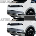 Vinyl Chrome Delete Wheel Front Rear Bumper Trim Blackout Decal Stickers Overlay Film Fits Hyundai Ioniq 5