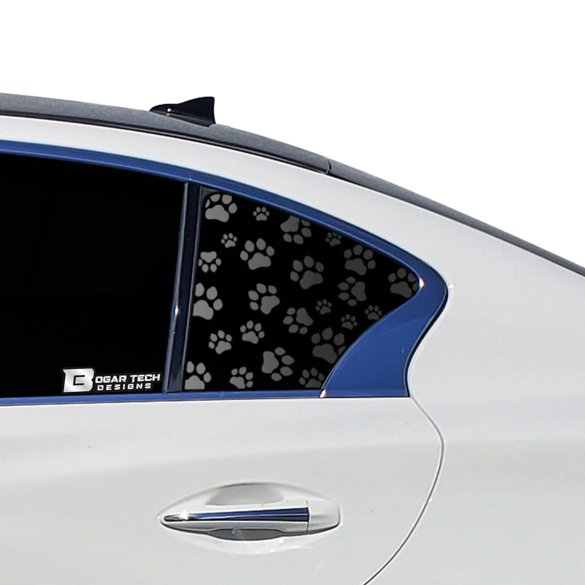 Animal Leopard Cheetah Cow Paw Heart Star Butterfly Window Vinyl Decal Stickers Fits Infiniti Q50 2018 2019 2020 2021 2022 2023 2024 - Bogar Tech Designs