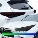 Full Headlight Taillight Precut Smoked PPF Tint Kit Film Overlay Fits Toyota Highlander 2020+