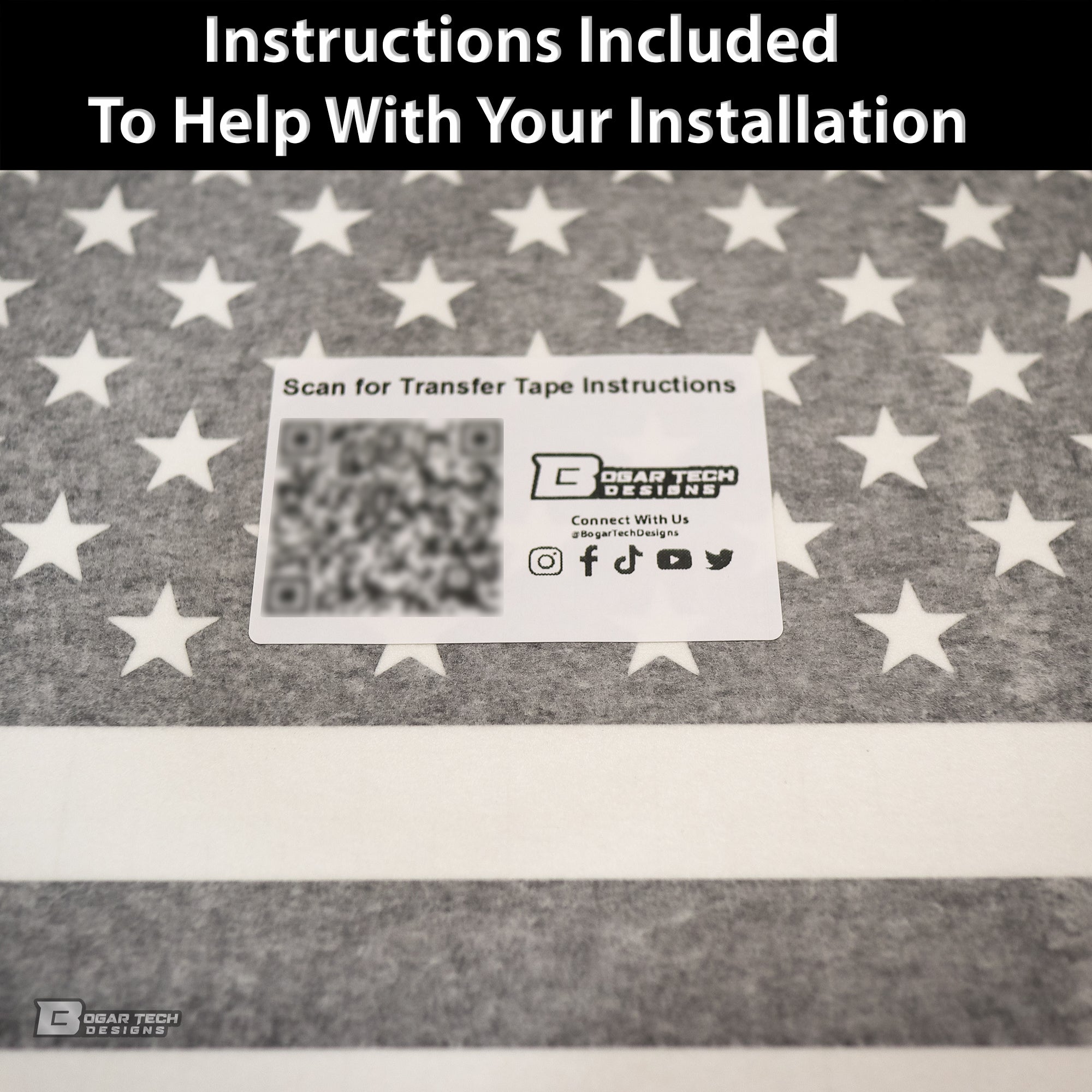 American Flag Quarter Window Vinyl Decal Stickers Fits Toyota Highlander 2020 - 2025 - Bogar Tech Designs