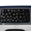 Animal Leopard Cow Paw Heart Window Vinyl Decal Stickers Fits Jeep Wrangler JL 2 Door 2018 2019 2020 2021 2022 2023 2024+