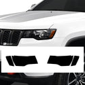 Tinted Taillight Third Brake Rear Bumper Reflector Light Overlay Tint Film Fits Jeep Grand Cherokee 2014-2021