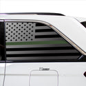 American Flag Window Vinyl Decal Stickers Fits Jeep Grand Cherokee 2022 2023 2024 Blue Pink Red Green Line