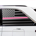 American Flag Window Vinyl Decal Stickers Fits Jeep Grand Cherokee 2022 2023 2024 Blue Pink Red Green Line