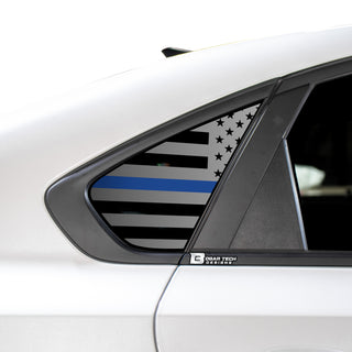 Buy thin-blue-line Quarter Window American Flag Vinyl Decal Stickers Fits Kia Forte 2019-2023