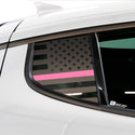 American Flag Window Vinyl Decal Stickers Fits Kia Stinger 2018 - 2024 Blue Pink Red Green Line