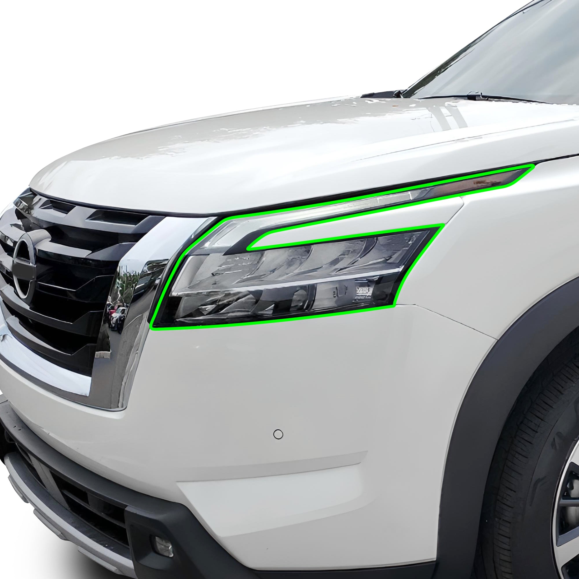 Full Headlight Taillight Precut Smoked PPF Tint Kit Film Overlay Fits Nissan Pathfinder 2022 - 2025 - Bogar Tech Designs