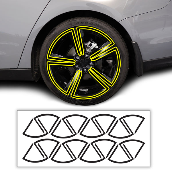 Vinyl Chrome Delete Wheel Side Window Trim Blackout Decal Stickers Overlay Film Fits Honda Accord Sedan 2023 2024