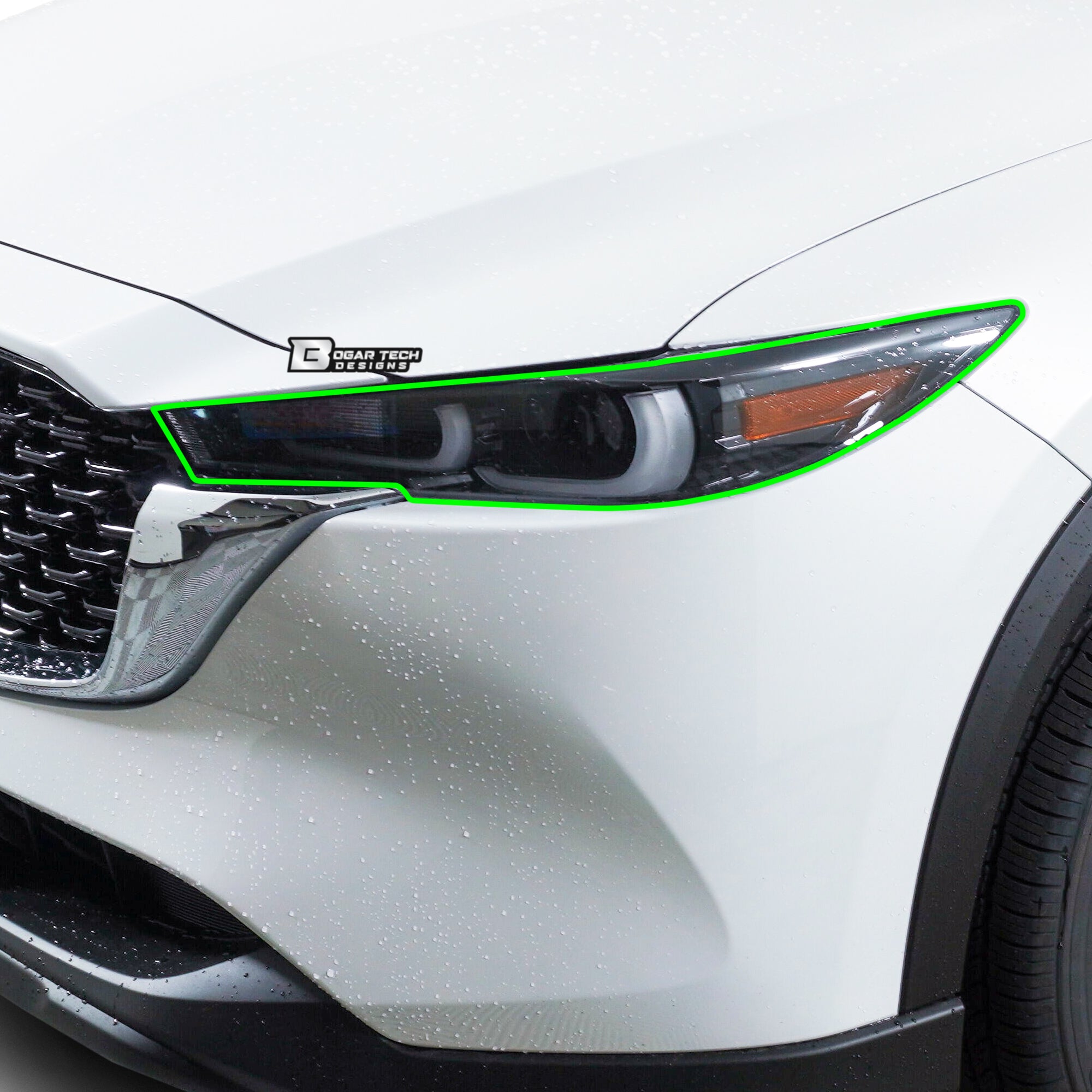 Full Headlight Taillight Precut Smoked PPF Tint Kit Film Overlay Fits Mazda CX - 5 2022 - 2025 - Bogar Tech Designs