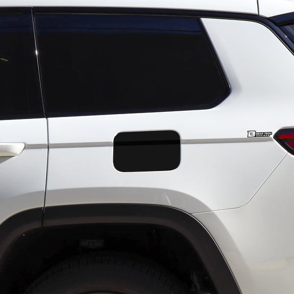 Fuel Door Gas Cap Vinyl Overlay Decal Cover Stickers Fits Jeep Grand Cherokee L 2021-2026