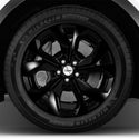 Wheel Rim Vinyl Blackout Chrome Delete Trim Blackout Decal Sticker Cover Fits Ford Mustang Mach-E 2021 2022 2023