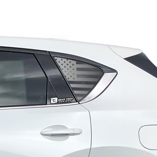 Quarter Window American Flag Vinyl Decal Stickers Fits Mazda CX-5 2017-2023