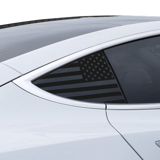 Quarter Window American Flag Vinyl Decal Fits Tesla Model 3 - Tint, Paint Protection, Decals & Accessories for your Vehicle online - Bogar Tech Designs