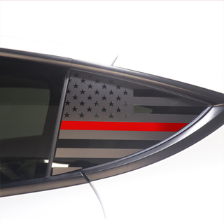 Quarter Window American Flag Vinyl Decal Fits Tesla Model Y - Tint, Paint Protection, Decals & Accessories for your Vehicle online - Bogar Tech Designs