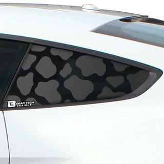 Precut Quarter Window Animal Cow Print Decal Fits Ford Mustang 2015-2022 - Tint, Paint Protection, Decals & Accessories for your Vehicle online - Bogar Tech Designs