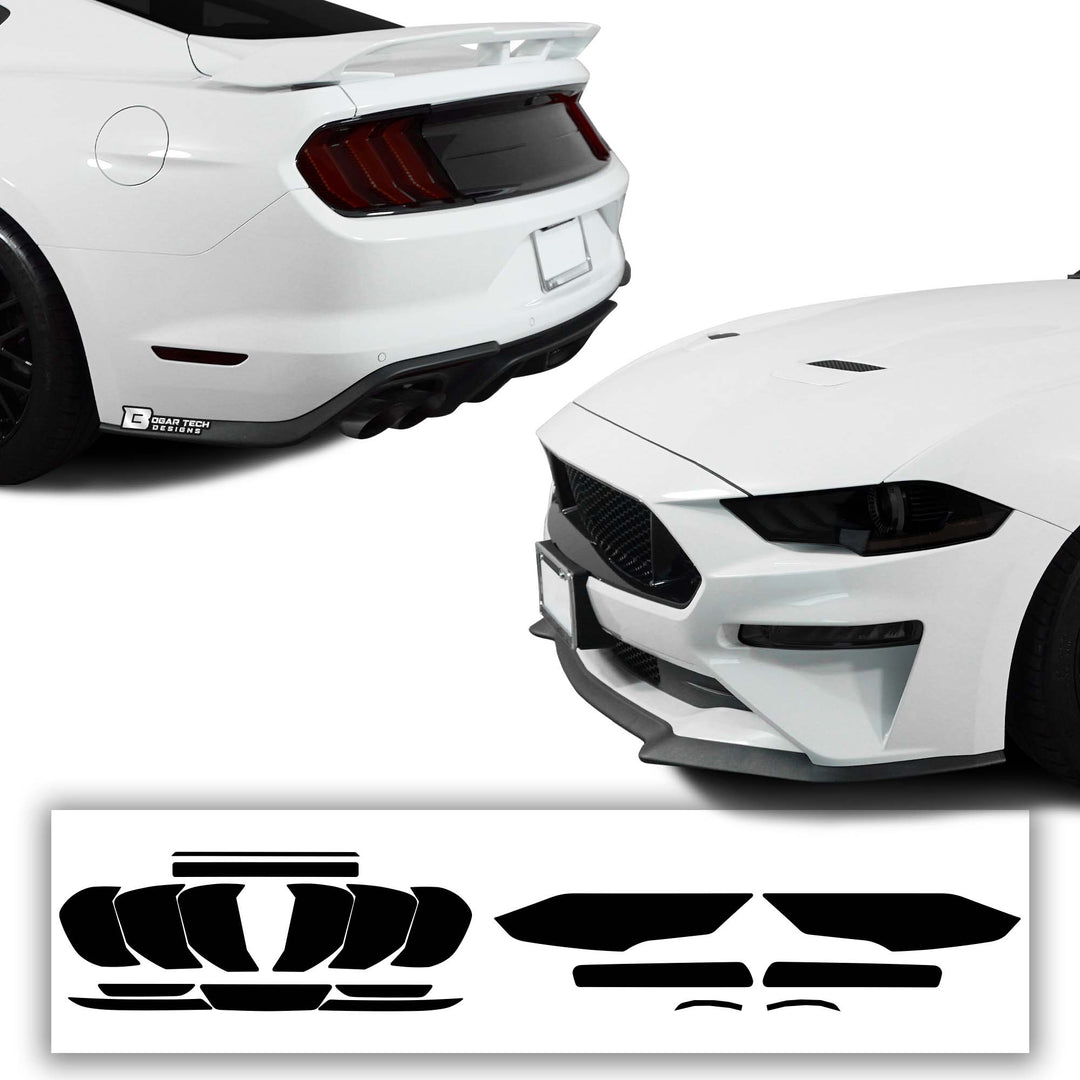 Superposición Vinilo Precortado Humo – Faros Y Nieblas Ford Mustang 2018-2023 – MotorSkinz