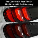 Complete Headlight Taillight Precut Tint Overlay Fits Ford Mustang 2018-2022 - Tint, Paint Protection, Decals & Accessories for your Vehicle online - Bogar Tech Designs