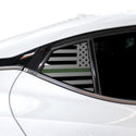 Quarter Window American Flag Vinyl Decal Stickers Fits Nissan Maxima 2015 - 2023