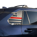 Precut American Flag Rear Side Quarter Window Decal Sticker Fits Toyota Rav4 2019 - 2025 - Bogar Tech Designs