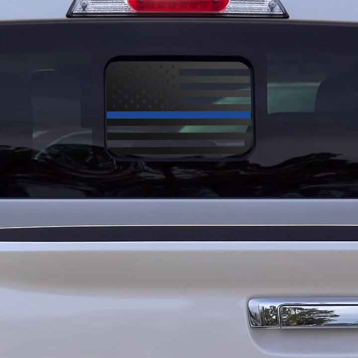Precut Rear Middle Window American Flag Vinyl Decal Sticker Fits Ford Ranger 2018 - 2025 - Bogar Tech Designs